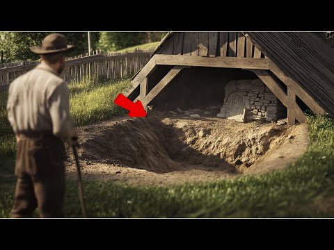 A Farmer&#039;s Old Barn Collapses Revealing A Century-Old Secret Beneath The Ground