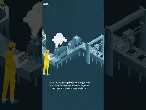 The evolution of manufacturing, from the Industrial Revolution to today #chips #semiconductor