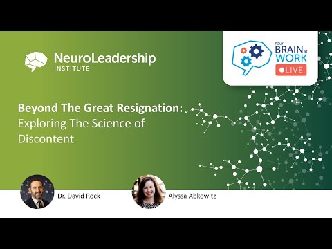 Your Brain At Work LIVE - 56 (S6:E04) - Beyond the Great Resignation: The State of Discontent