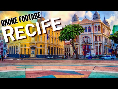 🌿 Aerial Tour of Recife 🌿drone footage