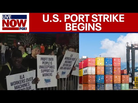 Dockworkers launch strike at U.S. ports, could cost billions | LiveNOW from FOX