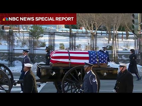 Special report: Former President Jimmy Carter honored during memorial service at U.S. Capitol