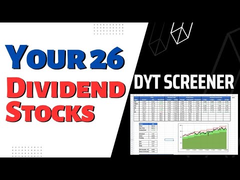 26 Requested Dividend Stocks Shown Through My Dividend Yield Theory Screener!