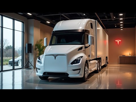 New 2025 Tesla Semi | First Look at Features That Will Change Transportation!