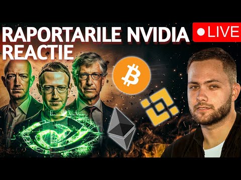 🔴LIVE~CRYPTO SCADE INAINTE DE RAPORTAREA NVIDIA. CAND SE SCHIMBA CEVA?