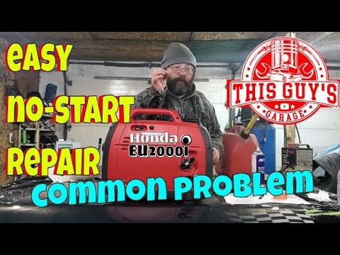 Honda eu2000i generator easy no start repair