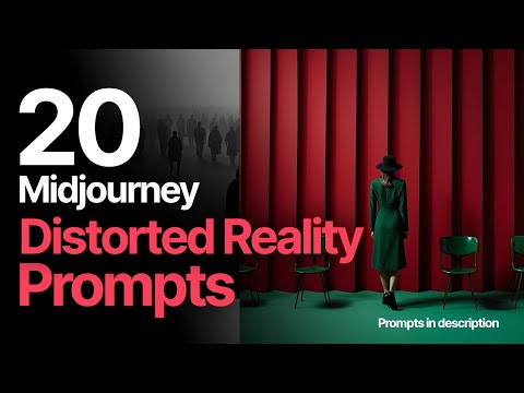 20 Midjourney Distorted Reality Prompts (Prompts in description)