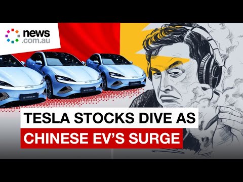 Tesla stocks plummet as Chinese electric cars boom