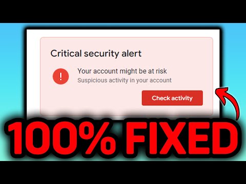 Critical Security Alert Your Account Might Be At Risk Suspicious Activity In Your Account