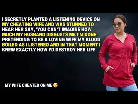 I Secretly Planted a Listening Device on My Cheating Wife and Was Stunned to Hear Her Say You Can