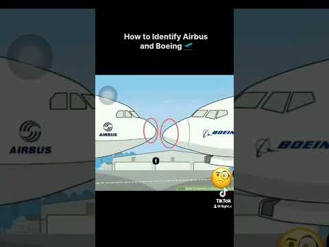 The difference between Boeing and airbus #airport #aviation #plane #tending #fypシ゚viral #pilotlife