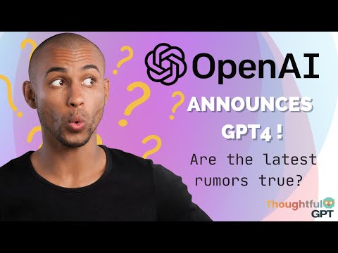 Revolutionary AI: OpenAI Announces GPT4 - What You Need to Know!