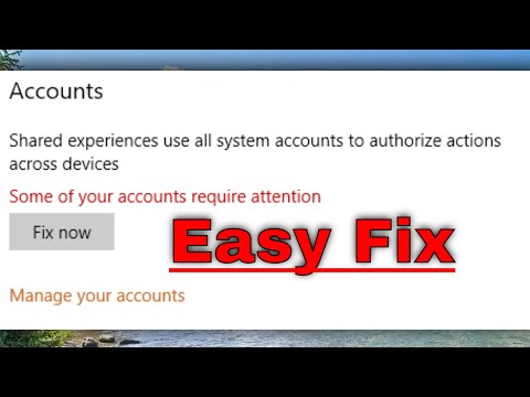 Some of Your Accounts Require Attention in Windows 11/10 [Solution]