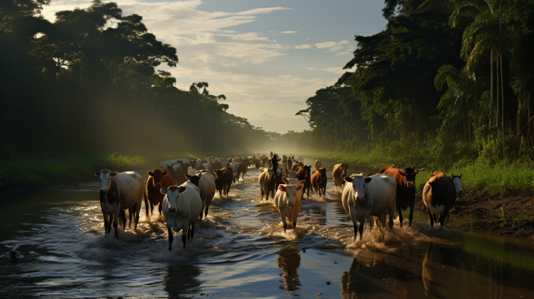 Maior operação contra fazendas ilegais de gado na Amazônia é lançada pelo Brasil