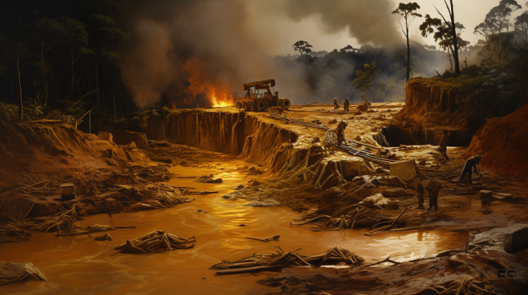 Operação Conjunta Brasil-Colômbia Contra a Mineração Ilegal de Ouro na Amazônia