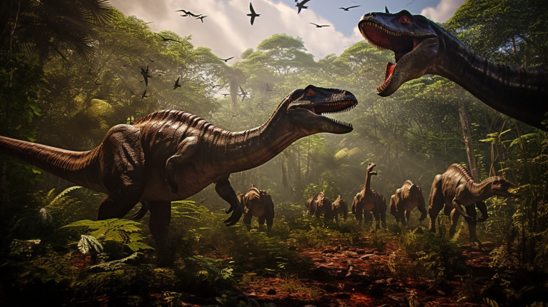 Quais foram os sinais descobertos sobre a presença dos dinossauros no Brasil?
