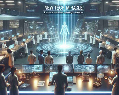 New Tech Miracle! Scientists on the Brink of Technological Resurrection New Tech Miracle! Scientists on the Brink of Technological Resurrection