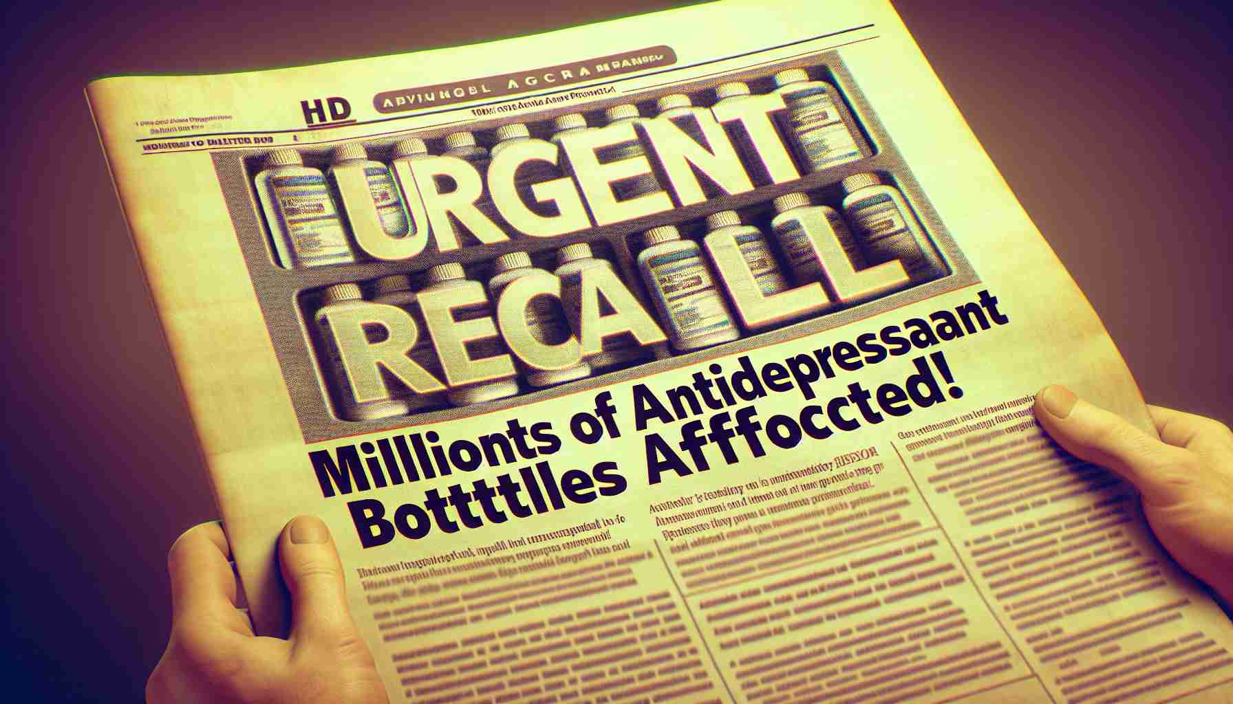 Urgent Recall: Millions of Antidepressant Bottles Affected! Don't Ignore This! 