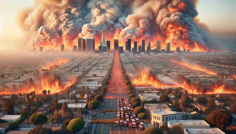 Gli incendi forestali infuriano a Los Angeles! Evacuazioni storiche in corso